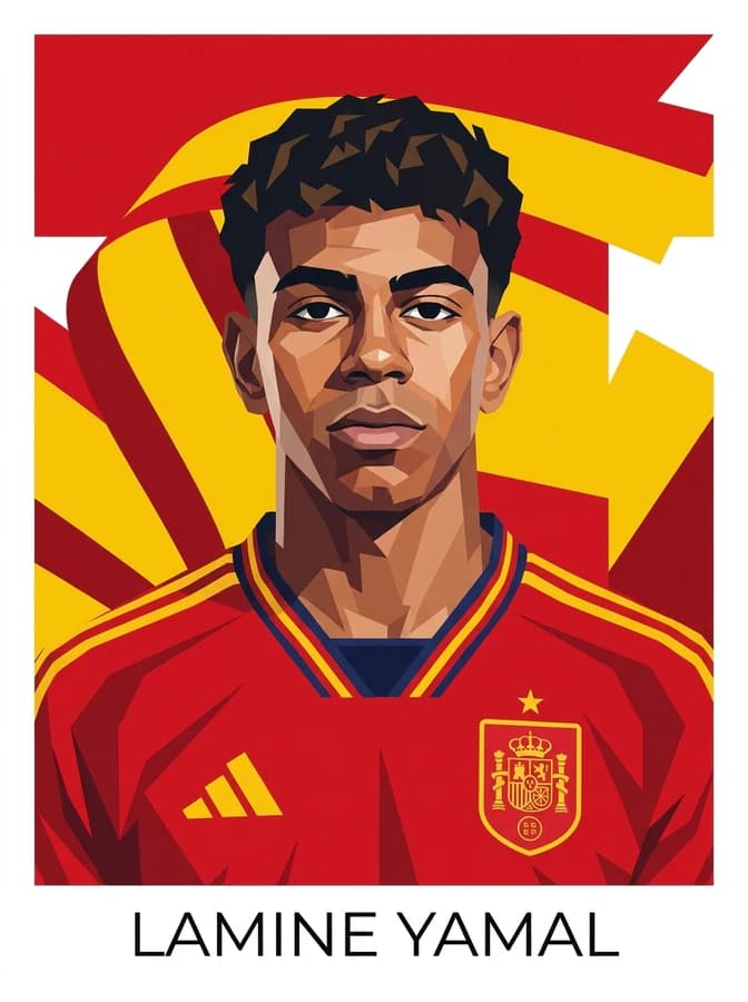 Lamine Yamal sticker