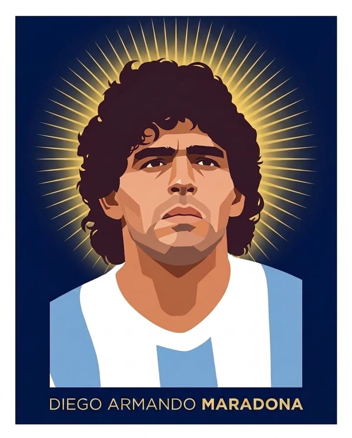 Diego Armando Maradona sticker